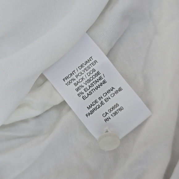 Rw& Co.-Basic Silky Front Crepe Cap Sleeve Blouse with lace details top - Picture 7 of 8